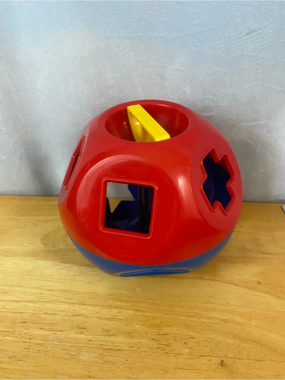 Vintage Tupperware SHAPE-O-BALL Classic Tupper Toys Shape Sorter 100% COMPLETE